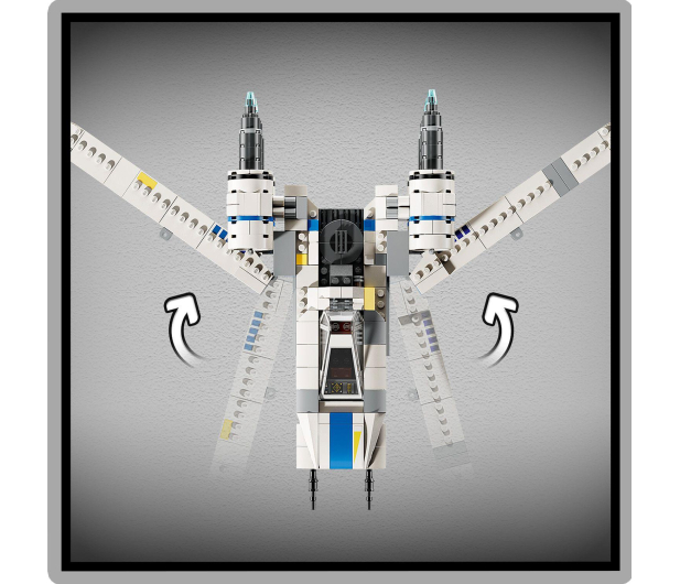 LEGO Star Wars 75399 Myśliwiec U-Wing Rebelii - 1308213 - zdjęcie 8